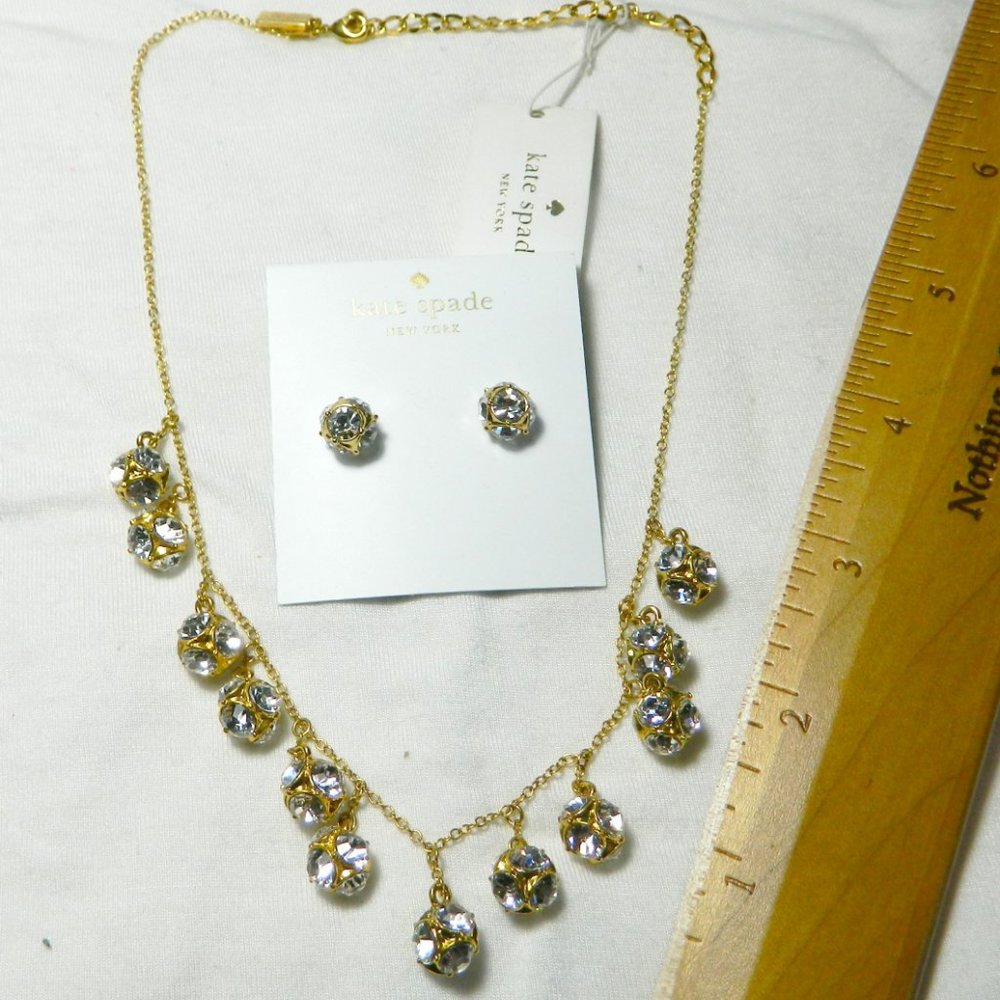 Kate Spade Lady Marmalade Necklace & Earrings NWT - Picture 4 of 6